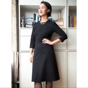 Betabrand 9 to 5 Dress in Black XXL